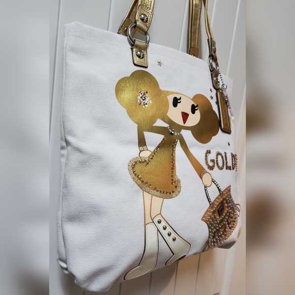 COACH Goldy Tote from The Poppy Line RARE/COLLECTORS ITEM NEW - Picture 7 of 15